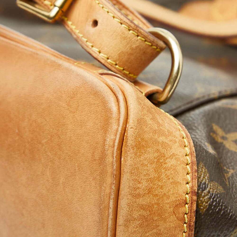 LOUIS VUITTON Brown Monogram Leather Backpack - Picture 6 of 10